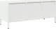 vidaXL vidaXL Szafka RTV, biała, 101,5x39x43,5 cm, stal walcowana na zimno 7