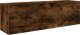vidaXL vidaXL Wisząca szafka łazienkowa, przydymiony dąb, 100x25x30 cm 1