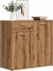 vidaXL vidaXL Szafka, dąb artisan, 80x36x75 cm, materiał drewnopochodny 3