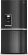 Lodówka Whirlpool Whirlpool Refrigerator | WQ9I FO2BX EF | Energy efficiency class E | Free standing | Side by side | Height 187.6 cm | No Frost system | Fridge net capacity 355 L | Freezer net capacity 237 L | Display | 41 dB | Black 1