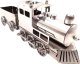 Giftdeco Srebrny Metalowy Model Pociągu 1