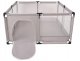 ExtraLink Extralink Kids Kojec dziecięcy plac zabaw suchy basen dla dzieci składany 126x126cm piłki k-458 1