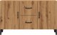 vidaXL Komoda, dąb artisan, 100x36x60 cm, materiał drewnopochodny 5