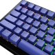 Glorious Glorious GPBT Basics Keycaps, ANSI Layout (US), PBT, Dye-Sub - Mana Blue 1