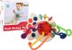 LeanToys Zabawka Sensoryczna Gryzak Dla Niemowląt Kolorowa Edukacyjna 1
