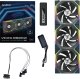 Wentylator Lian Li UNI FAN SL Wireless 120 Reverse Blade 3-pack czarny (12RSL1W3B) 10