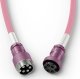 Glorious Glorious GMMK Coiled Cable Pixel Pink, Spiralkabel, USB-C/USB-A - pink 4
