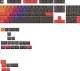 Glorious Glorious GPBT Gradient Keycaps, ANSI Layout (US), PBT, Dye-Sub - Celestial Fire 1