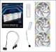 Wentylator Lian Li UNI FAN SL Wireless 120 Reverse Blade 3-pack biały (12RSL1W3W) 2