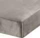 Eurofirany Prześcieradło flano z gumką 100X200 + 30cm beżowe 1
