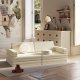 Tectake Sofa do zabawy Lilly, 8-częściowa, z funkcją spania - 160 cm, beżowy 1