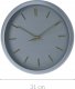 Home Styling Collection Zegar ścienny nowoczesny, złote wskazówki, Ø 31 cm 1
