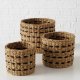 Boltze Zestaw koszy jutowych BOKAR, 3 szt. 2