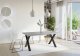 Selsey Stół Brooklyn 160x90 cm beton z czarnymi nogami w kształcie X 2