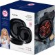 MG Home Serwis obiadowy 18 elementów dla 6 osób MG Home Pavia Black  zestaw talerzy czarne talerze 10
