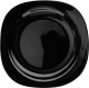 MG Home Serwis obiadowy 18 elementów dla 6 osób MG Home Pavia Black  zestaw talerzy czarne talerze 6
