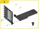EZDIY-FAB Uchwyt do karty graficznej Shirudo EZDIY-FAB Riser PCIE 4.0 Vertical GPU 5