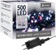 Lampki choinkowe Springos Lampki choinkowe 500 led multikolor 27,5 m 8 funkcji świecenia, oświetlenie świąteczne IP44 UNIWERSALNY 4