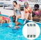 Jokomisiada Dmuchany zielony Materac do pływania Hamak wodny na basen i plażę SP0759 10