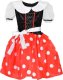 Jokomisiada Uroczy Kostium Strój Myszki Minnie dla Dziewczynki przebranie L/XL ZA5280 1