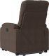 vidaXL Podnoszony fotel rozkładany, brązowy, mikrofibra 4
