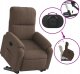 vidaXL Podnoszony fotel rozkładany, brązowy, mikrofibra 10