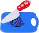 LeanToys Zestaw Owoców Do Krojenia Deska Talerzyk Sztućce LEAN Toys 3