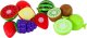 LeanToys Zestaw Owoców Do Krojenia Deska Talerzyk Sztućce LEAN Toys 5