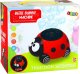 LeanToys Maszynka do Baniek Mydlanych Biedronka Podświetlana Na Kółkach LEAN Toys 3