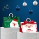 eCarla Pudełko PREZENTOWE ozdobne zielone, MERRY CHRISTMAS z kokardą 17x10x8,5 cm OPO37 3