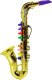 LeanToys Zabawkowy Saksofon instrument w kolorze złotym LEAN Toys 2