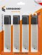 VERGIONIC Ostrza wymienne łamane do noża nożyk 18 mm do tapeciaka, tapet 4 x 10 szt 2
