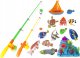 LeanToys Gra Zręcznościowa Zestaw Do Łowienia 11 Szt. Rybek Akcesoria Łódka LEAN Toys 1