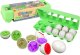 LeanToys Jaja Dinozaura Edukacyjny Sorter 12 Jaj Układanka Kształty LEAN Toys 1