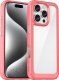 Hurtel Etui Outer Space Case z żelową ramką do iPhone 16 Pro Max - czerwone 1