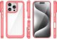 Hurtel Etui Outer Space Case z żelową ramką do iPhone 16 Pro Max - czerwone 2