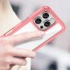 Hurtel Etui Outer Space Case z żelową ramką do iPhone 16 Pro Max - czerwone 5
