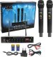 Mikrofon DNA DNA VM DUAL VOCAL EFFECT SET mikrofon bezprzewodowy 2x nadajnik doręczny system nagłośnienia 518-542 MHz USB Bluetooth 1