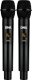 Mikrofon DNA DNA VM DUAL VOCAL EFFECT SET mikrofon bezprzewodowy 2x nadajnik doręczny system nagłośnienia 518-542 MHz USB Bluetooth 1