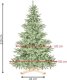 Springos Choinka sztuczna 220 cm Premium Royal Trees świerk naturalny jak żywy UNIWERSALNY 16