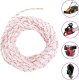 vidaXL Linka rozrusznika, biało-czerwona, 3 mm 10 m, nylon 3