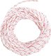 vidaXL Linka rozrusznika, biało-czerwona, 3 mm 10 m, nylon 5