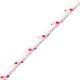 vidaXL Linka rozrusznika, biało-czerwona, 3 mm 10 m, nylon 6