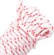 vidaXL Linka rozrusznika, biało-czerwona, 3 mm 10 m, nylon 8