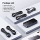 Przełącznik Ugreen Przełącznik KVM UGREEN CM664 switch 3xUSB-A,2xUSB-B,2xUSB-C,3xHDMI,micro USB czarny 4
