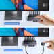Przełącznik Ugreen Przełącznik KVM UGREEN CM664 switch 3xUSB-A,2xUSB-B,2xUSB-C,3xHDMI,micro USB czarny 8