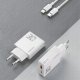 Ładowarka Dudao Ładowarka sieciowa GaN Dudao A30EUL 30W USB-A / USB-C + kabel USB-C - Lightning - biała 2