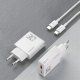 Ładowarka Dudao Ładowarka sieciowa GaN Dudao A30EUT 30W USB-A / USB-C + kabel USB-C - USB-C - biała 2
