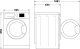Pralka Whirlpool Whirlpool Washing machine | FFB 10469 BV EE | Energy efficiency class A | Front loading | Washing capacity 10 kg | 1351 RPM | Depth 60.5 cm | Width 59.5 cm | Display | LED | White 20