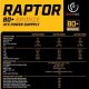 Zasilacz Rebeltec Zasilacz ATX RAPTOR 700W,BRONZE 80+,Single Rail,DC-DC 2